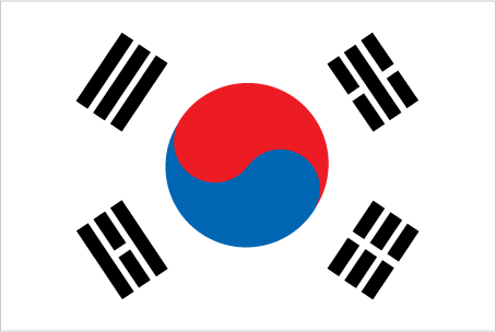 map of north korea south korea. north korea flag map.